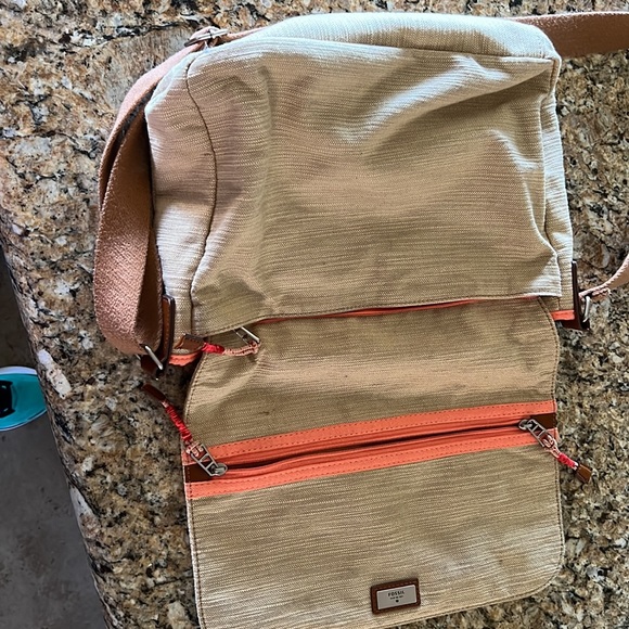 Fossil fabric satchel - Picture 4 of 4